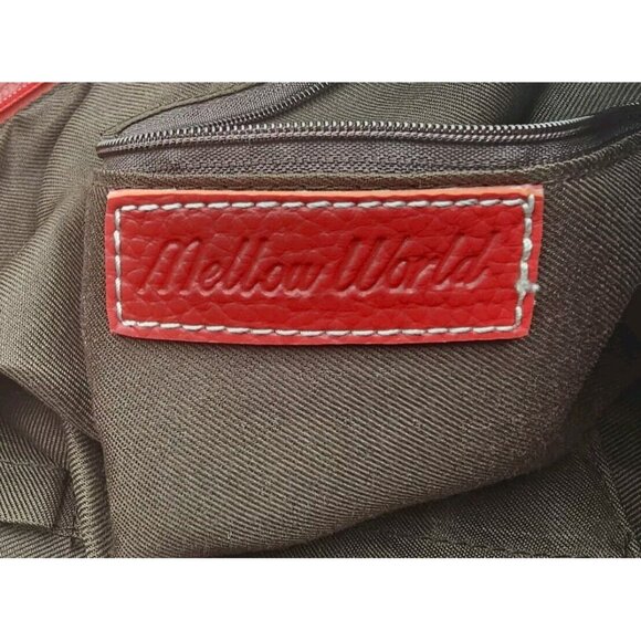 Mellow World RED PYTHON LEATHERETTE 3D FLOWER,PURSE - Picture 6 of 7